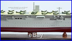 Hasegawa Japanese Navy Aircraft Carrier Akagi 40 Wooden Warship Model