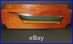 Henry B. Hyde 1884 Bath Boat Shipbuilders Bath Maine Signed 32 Half Hull Model