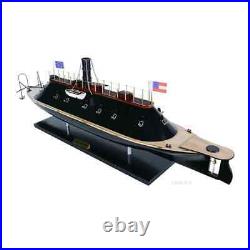 Historical CSS VIRGINIA Civil War Ship Model FULLY ASSEMBLED