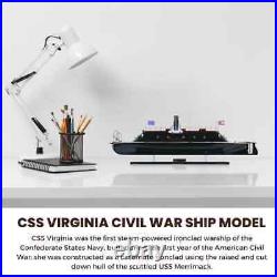 Historical CSS VIRGINIA Civil War Ship Model FULLY ASSEMBLED