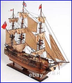 Historical H. M. S SURPRISE Wooden Model Ship 37 inch Long