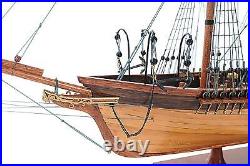 Historical Museum-Quality CSS Alabama Sail Wooden Ship Model 31 FULLY ASSEMBLED