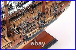 Historical Museum-Quality CSS Alabama Sail Wooden Ship Model 31 FULLY ASSEMBLED