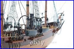 Historical Museum-Quality CSS Alabama Sail Wooden Ship Model 31 FULLY ASSEMBLED