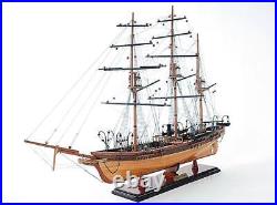 Historical Museum-Quality CSS Alabama Sail Wooden Ship Model 31 FULLY ASSEMBLED