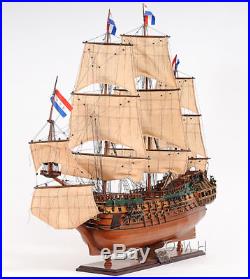 Holland Frigate Friesland Wooden Model 29 Tall Ship Built Sailboat New