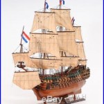 Holland Frigate Friesland Wooden Model 29 Tall Ship Built Sailboat New