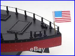Incredibly Detailed USS MONITOR Model With Metal Exquisite Details
