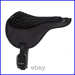 Intrepid International Comfort Plus Bareback Pad, Black, 21-3/4 in x 22