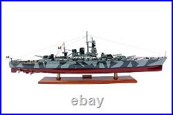 Italian Warship Roma 1940 Ready Display Wooden Ship Model