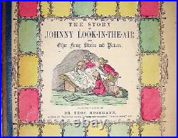 JOHNNY LOOK-IN-THE-AIR 1st Am Ed HOFFMANN Fairy Tale Book c1850-Davis, Porter+Co