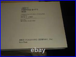 Jane's Fighting Ships 1939 ARCO PUBLISHING by Fred Jane HC/DJ Vintage Reprint