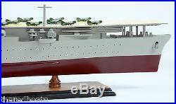Japanese Aircraft Carrier AKAGI 40 Handmade Wooden Warship Model NEW