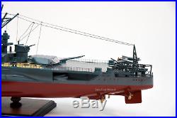 Japanese Battleship Musashi Yamato-class 39.5 Handmade Model Museum Quality