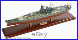 Japanese Battleship Yamato Desk Top Display 1/350 War Ship WWII Navy Boat Model