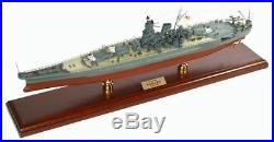 Japanese Navy Battleship Yamato MBBJYT WWII Wood Model Ship Assembled