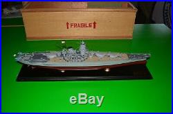 Japanese Navy Battleship Yamato WWII Wood Model Ship Pacific Models 31