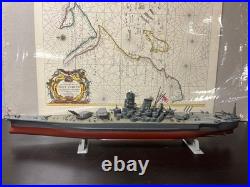 Japanese WW 2 battleship Musashi 1/450 scale finished model