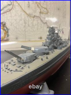 Japanese WW 2 battleship Musashi 1/450 scale finished model