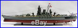 Japanese Yamato Warship Wooden Model 48 Ready for Display