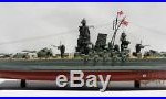 Japanese Yamato Warship Wooden Model 48 Ready for Display