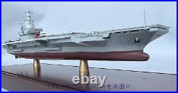 Jiang Wu Tang 1/1000 Fujian Aircraft Carrier Alloy Finished Model With Carrier