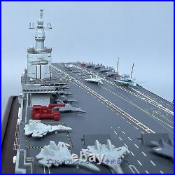 Jiang Wu Tang 1/1000 Fujian Aircraft Carrier Alloy Finished Model With Carrier