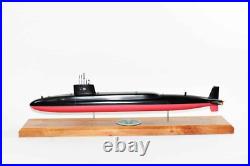 John Marshall (SSBN-611) Submarine, Navy, Scale Model, Mahogany, 20 inch, Ethan Allen