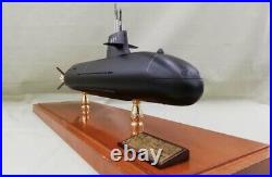 Konishi models 1/200 Soryu-class Submarine Model ship W48.5xH19.5xD14cm Japan