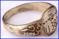 Kriegsmarine U382 Torpedo U-boat WW2 German ring naval submarine U-Boot Navy WWI