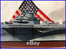 LIMITED-EDITION Franklin Mint USS Yorktown CV-10 Aircraft Carrier Model