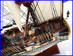 La Fayette Hermione Handcrafted Wooden Ship Model