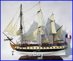 La Fayette Hermione Model Ship 37 Handmade Wooden Tall Ship Model