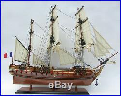 La Fayette Hermione Model Ship 37 Handmade Wooden Tall Ship Model