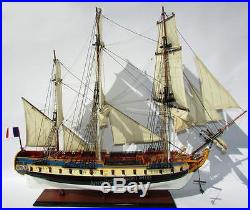 La Fayette Hermione Model Ship 37 Handmade Wooden Tall Ship Model