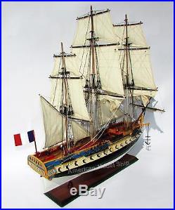 La Fayette Hermione Model Ship 37 Handmade Wooden Tall Ship Model