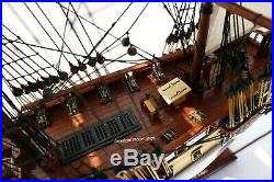 La Fayette Hermione Tall Ship Model 29 Handcrafted Wooden Model NEW