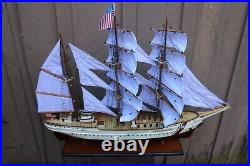 Large 36 Wood Replica US Coast Guard Eagle Model Ship