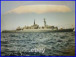 Large Color Photograph HMS Ambuscade 20 x 30 From BFPO Ships London
