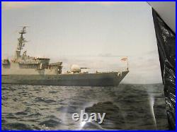 Large Color Photograph HMS Ambuscade 20 x 30 From BFPO Ships London