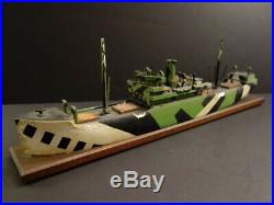 Large LIBERTY Ship Model Plaster Wood & Lead 22 1945 WW2