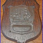 Large SHIELD Made From Wood & Copper From HMS VICTORY Admiral Nelson