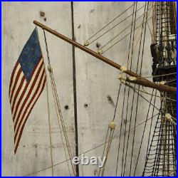 Large Scale Antique Model Ship USS Constitution
