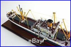 Liberty Dry Cargo Ship EC2-S-C1 33 Handcrafted Boat Waterline Wooden Model New