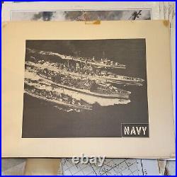 Lot 18 US Navy BW Recruiting Style Posters 11 X 14