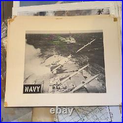 Lot 18 US Navy BW Recruiting Style Posters 11 X 14