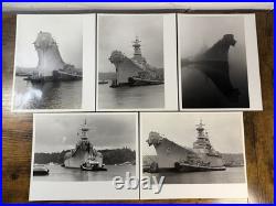 Lot 5 USS Missouri BB-63 Reactivation Navy Photos Bremerton 1984