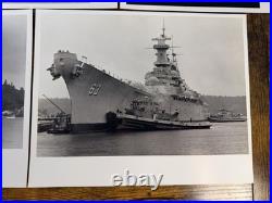 Lot 5 USS Missouri BB-63 Reactivation Navy Photos Bremerton 1984