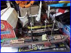 Lot Of 23 Built Ship Models Some Are Plastic And Some Are Wood They Are Nice