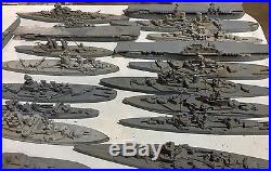 Lot Of 24 Comet WWII Recognition Spotter Model Ships Waterline British German US